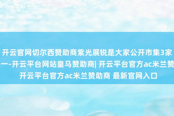 开云官网切尔西赞助商紫光展锐是大家公开市集3家5G手机芯片企业之一-开云平台网站皇马赞助商| 开云平台官方ac米兰赞助商 最新官网入口